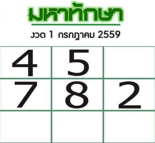 มหาทักษา 16-7-69