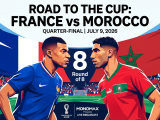 LIVE​ ดูบอลสด​ ฝรั่งเศส vs โมร็อกโก / วิเคราะห์เจาะลึก: ศึกแห่งศักดิ์ศรี ฝรั่งเศส ปะทะ โมร็อกโก รอบ 8 ทีมสุดท้าย ฟุตบอลโลก 2026