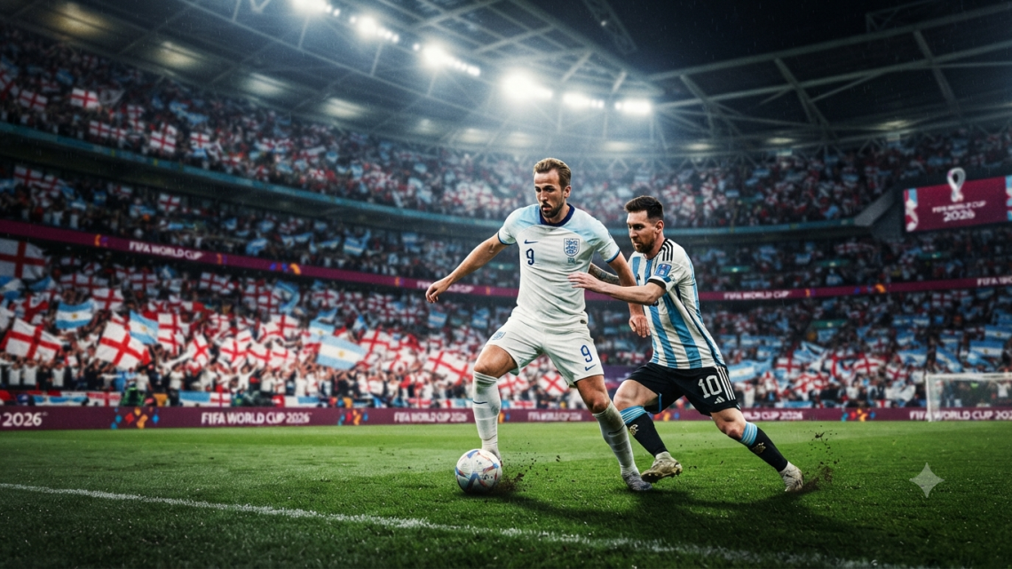 LIVE​ ดูบอลสด​ อังกฤษ vs อาร์เจนตินา / วิเคราะห์เจาะลึก: ศึกแห่งศักดิ์ศรี รอบรองชนะเลิศ ฟุตบอลโลก 2026 #อาร์เจนตินา #อังกฤษ